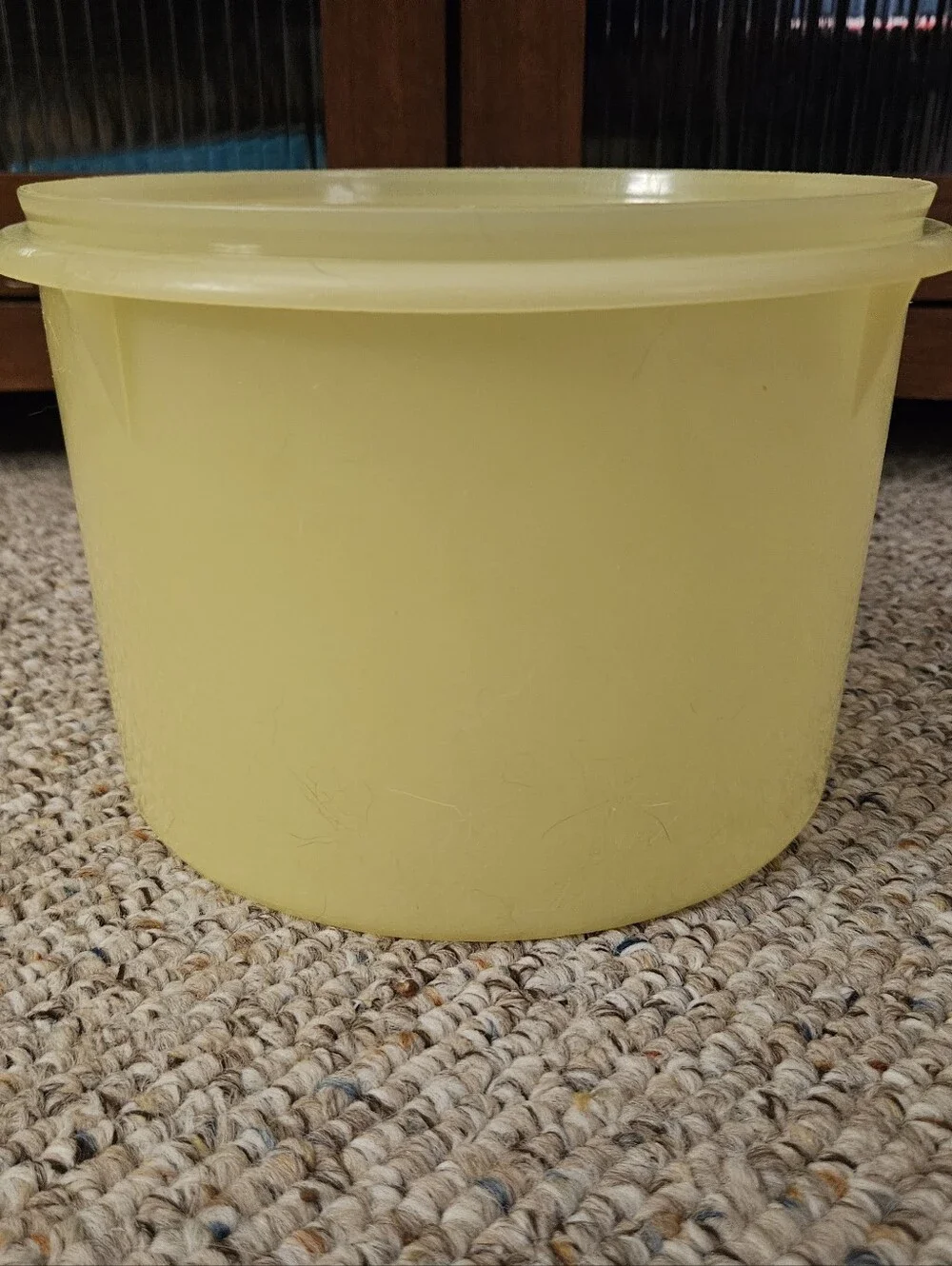 Tupperware Yellow Container No Lid 288-3